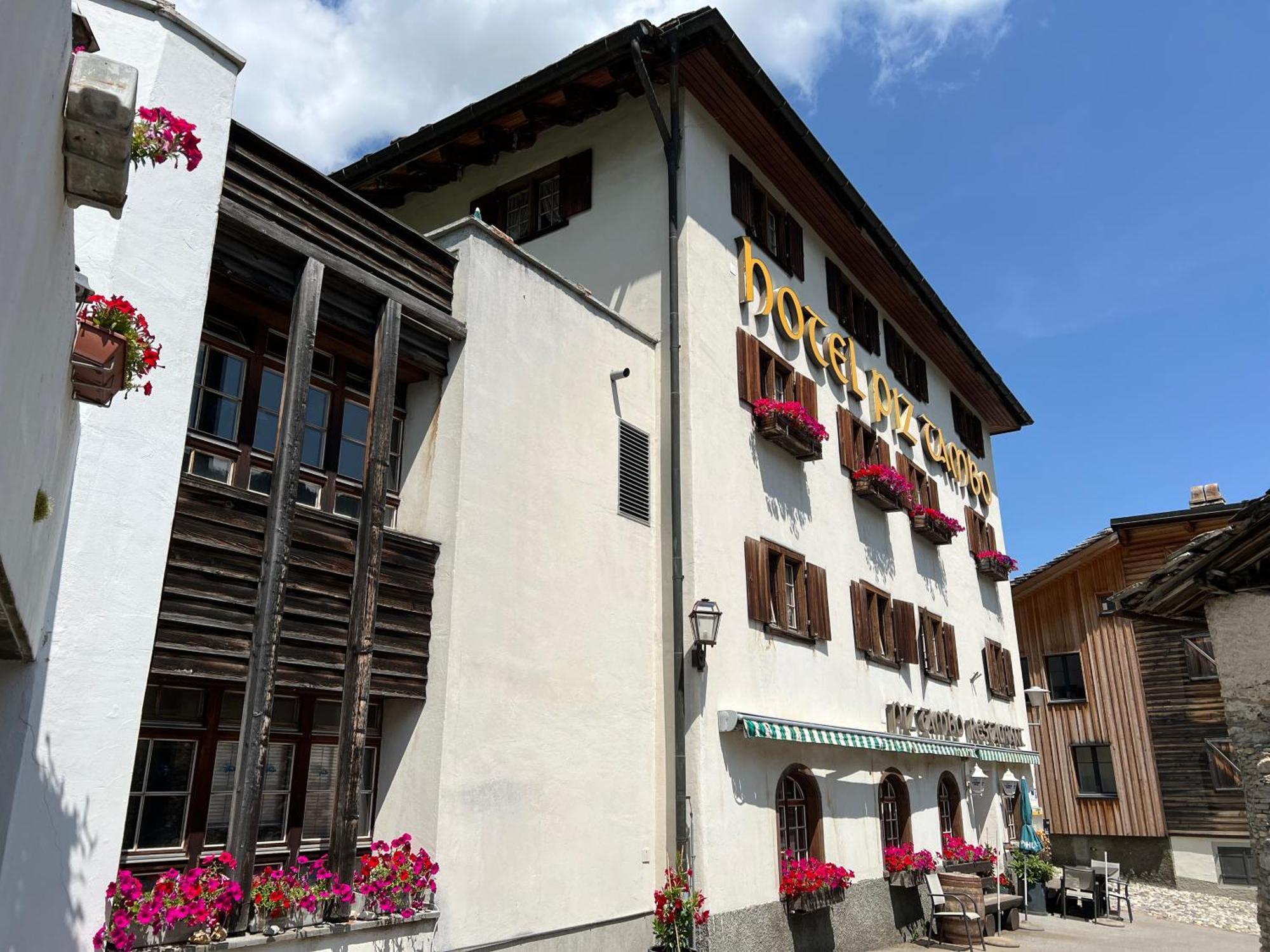 Hotel Piz Tambo Splügen Exterior foto